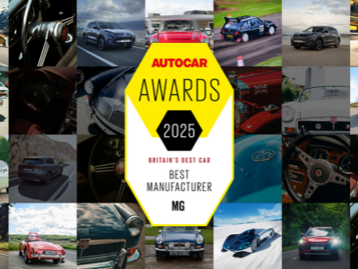 MG Named Best Manufacturer at 2025 Autocar Awards