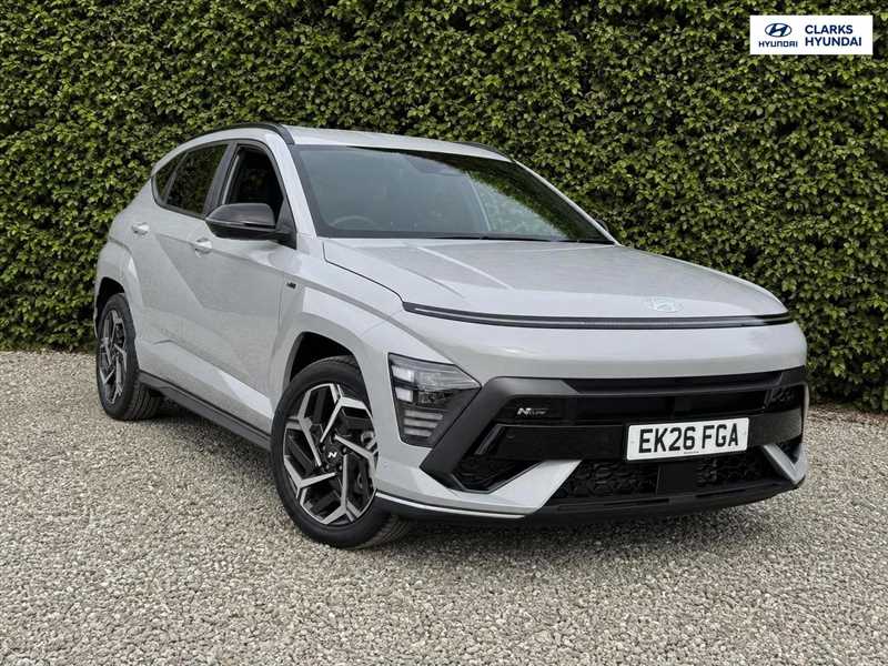 Grey 2026 Hyundai Kona Hatchback Front-wheel drive