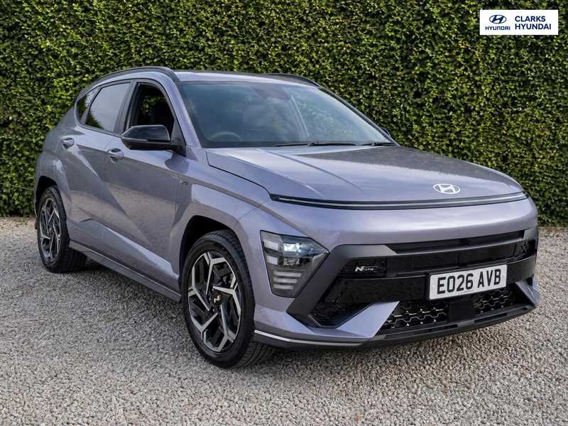 Blue 2026 Hyundai Kona Hatchback Front-wheel drive
